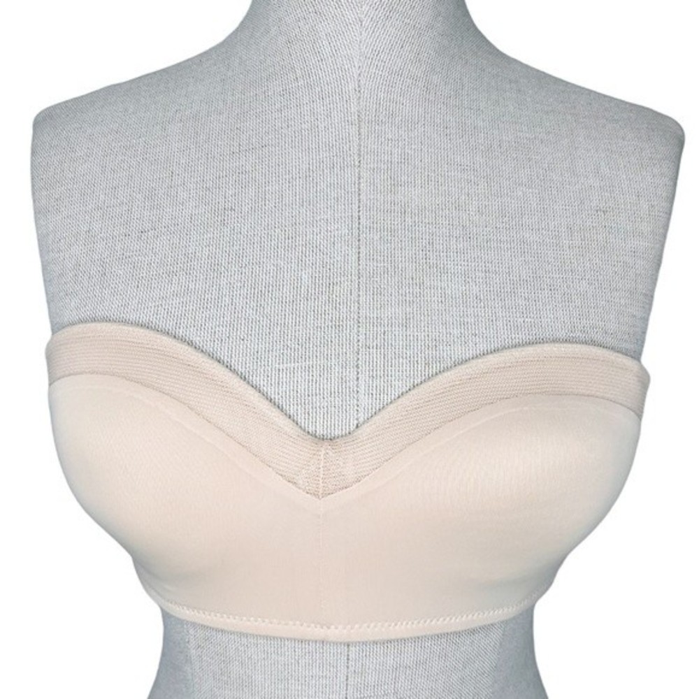 Lively | The No Wire Strapless Bra sz 32C Toasted Almond Wireless Wire Free